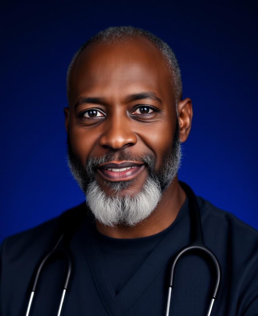 Portrait of Dr. James Okafor